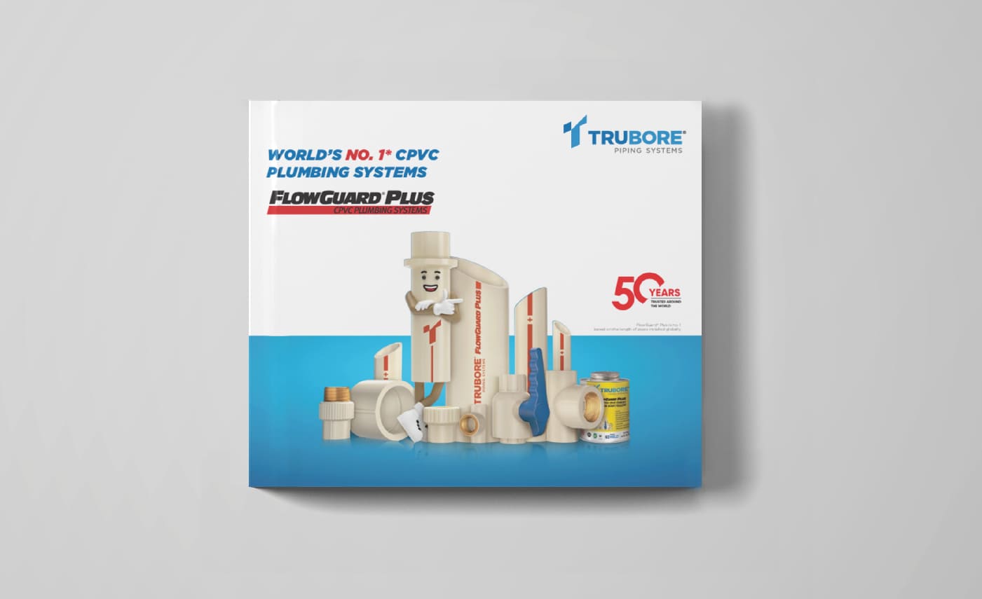 Product catalogue designing for Trubore Pipes